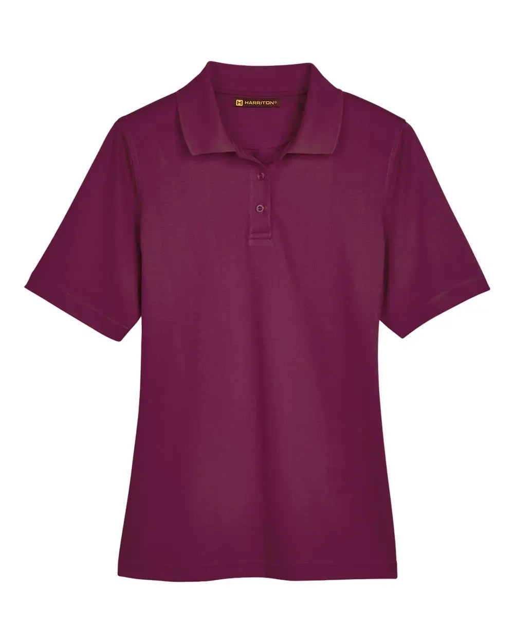 Harriton M348w Women’s Advantage Snag Protection Plus Polo - Maroon