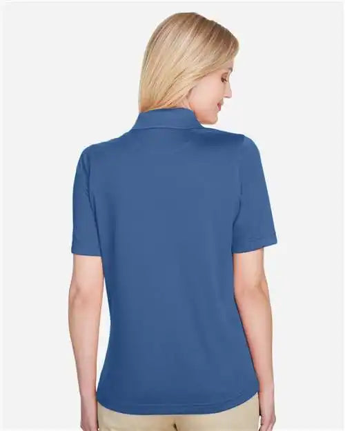Harriton M348w Women’s Advantage Snag Protection Plus Polo - Pool Blue