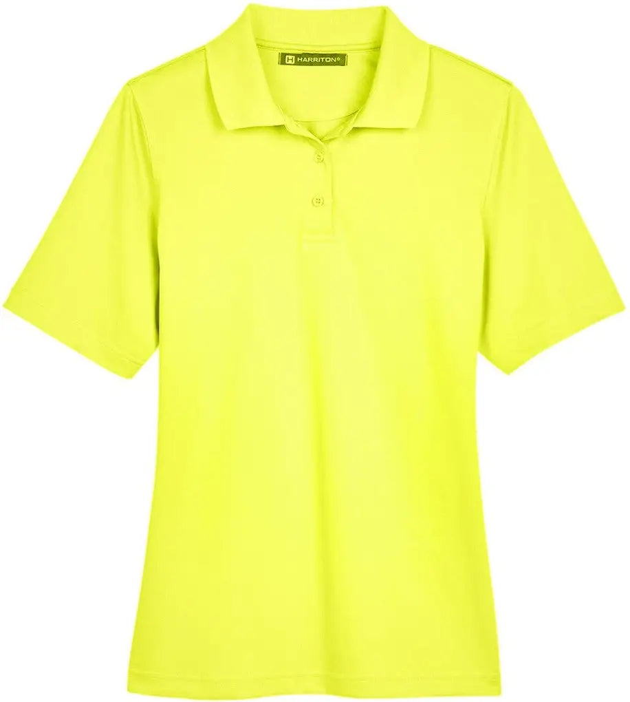 Harriton M348w Women’s Advantage Snag Protection Plus Polo - Safety Yellow - Xs