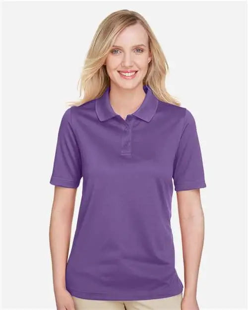 Harriton M348w Women’s Advantage Snag Protection Plus Polo - Team Purple