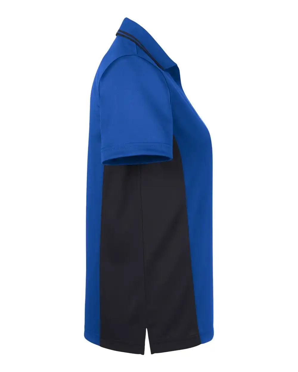 Harriton M386w Women’s Flash Snag Protection Plus Il Colorblock Polo - True Royal Black
