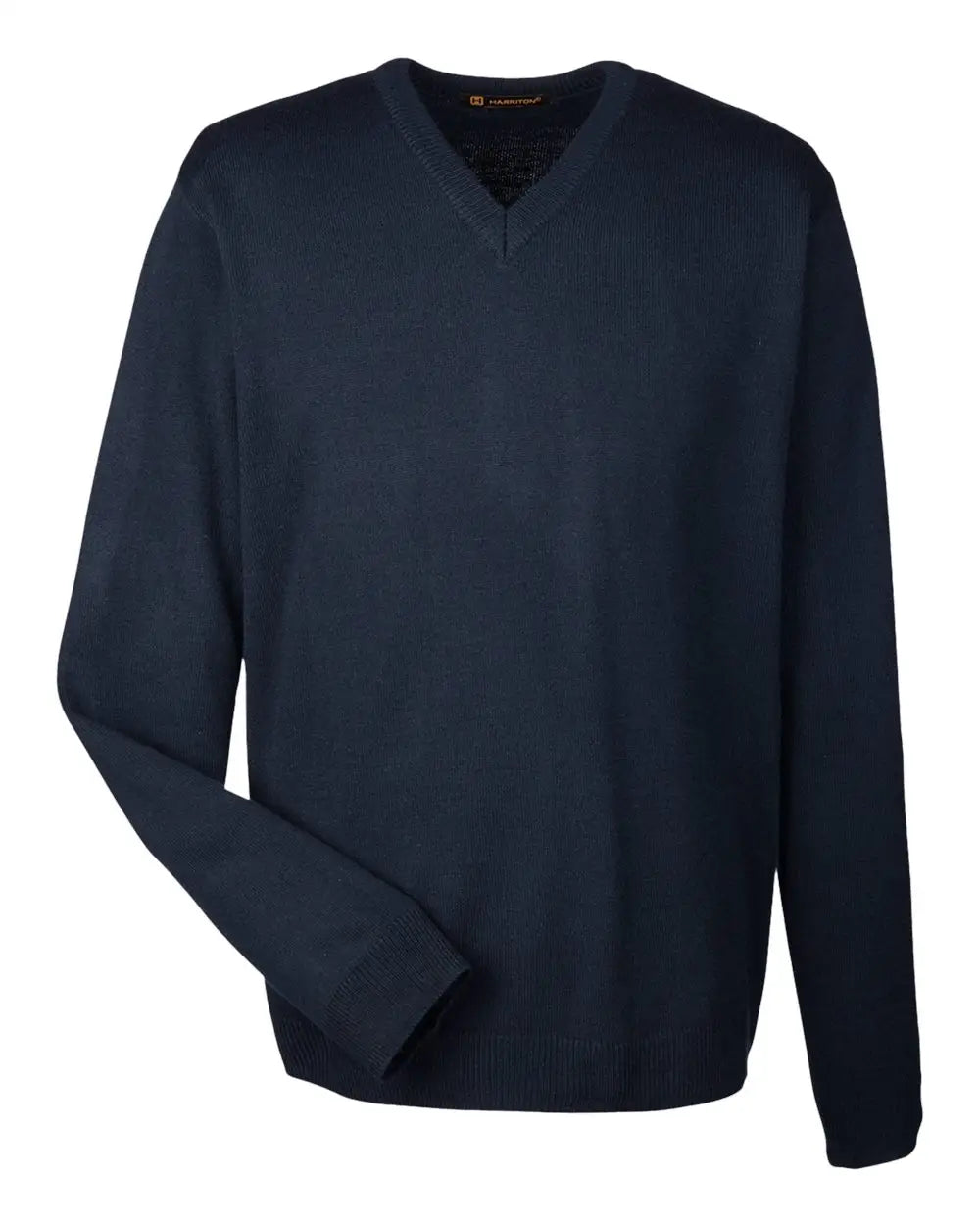 Harriton M420 Men’s Pilblocâ„¢ V-neck Sweater - Dark Navy