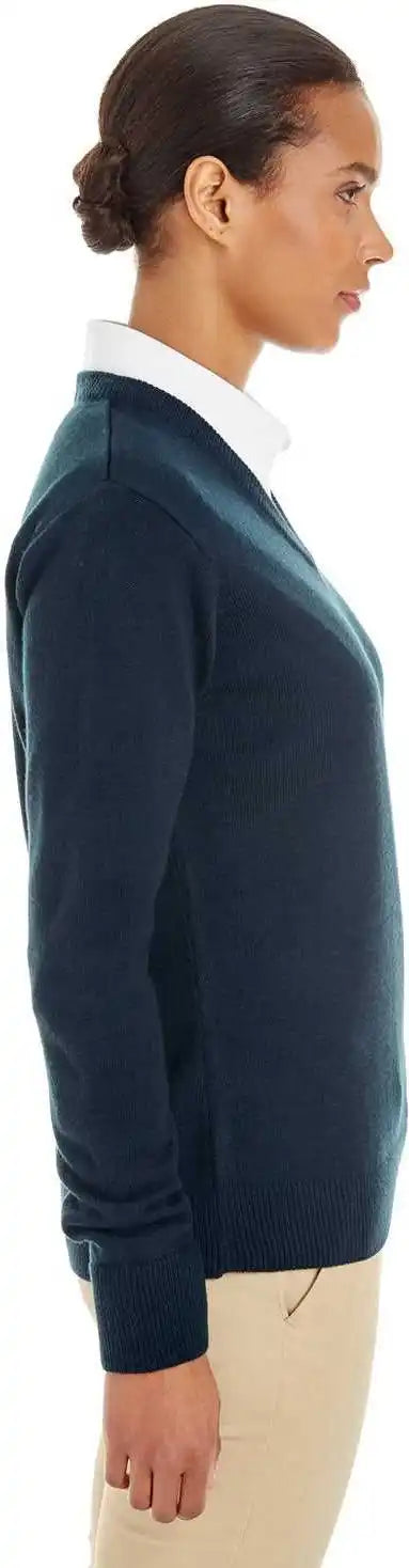 Harriton M420w Ladies’ Pilbloc V-neck Sweater - Dark Navy