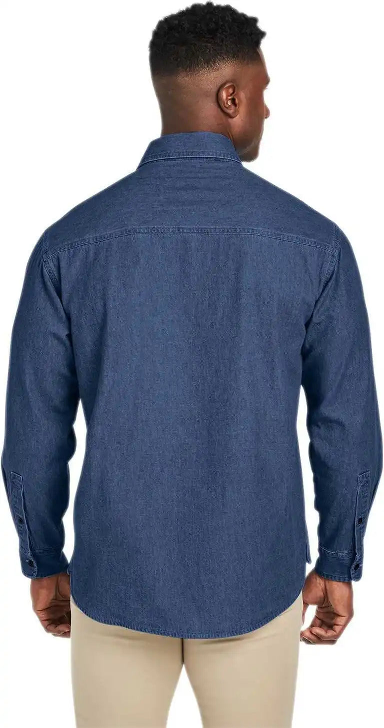Harriton M540 Men’s Denim Shirt-jacket - Dark