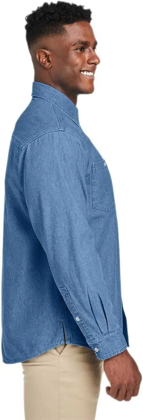 Harriton M540 Men’s Denim Shirt-jacket - Light