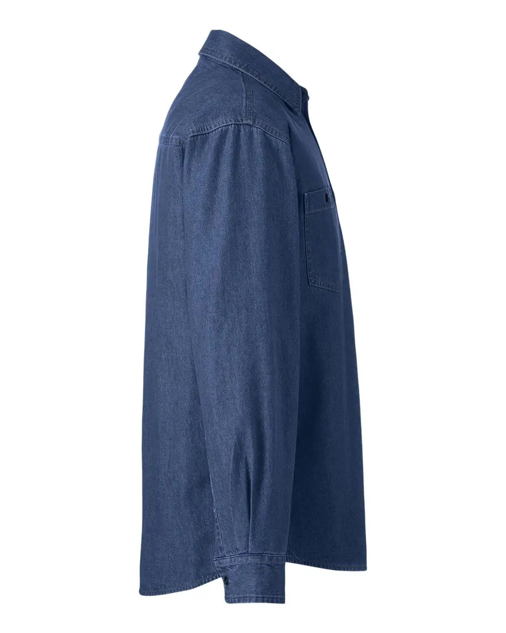 Harriton M540 Unisex Denim Shirt Jacket - Dark