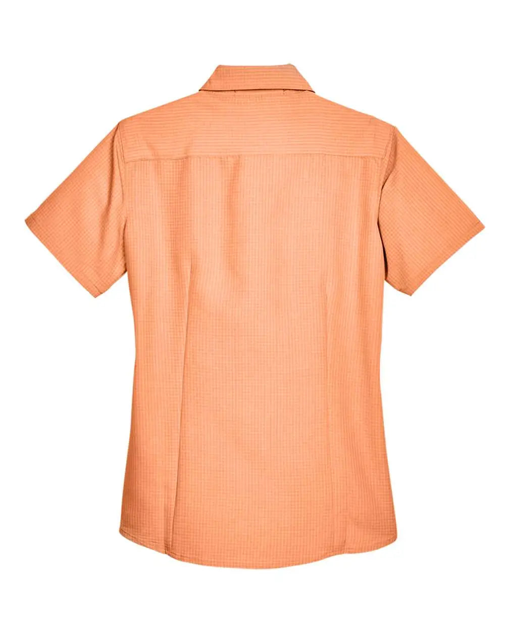 Harriton M560w Women’s Barbados Textured Camp Shirt - Nectarine