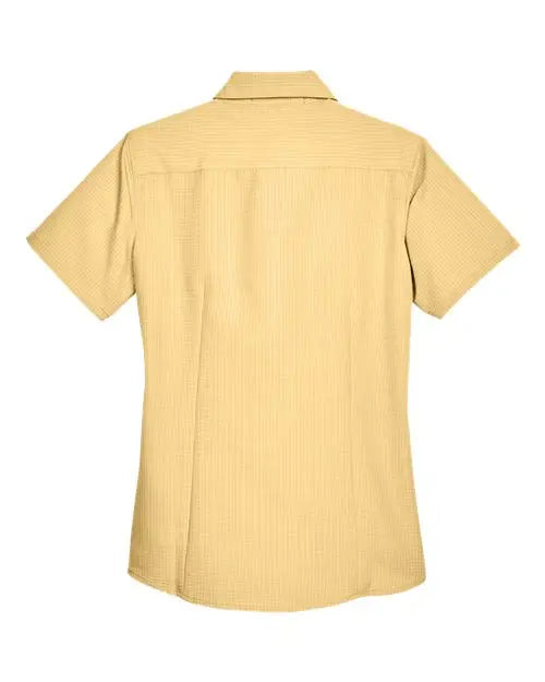 Harriton M560w Women’s Barbados Textured Camp Shirt - Pineapple