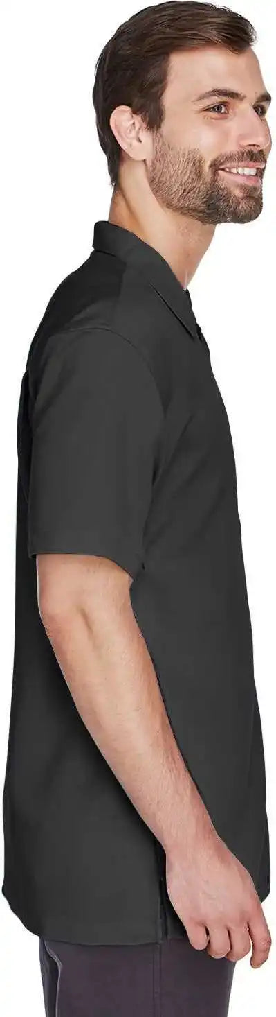 Harriton M570 Men’s Bahama Cord Camp Shirt - Black - Adult 3xl