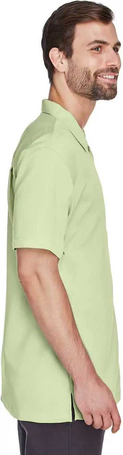 Harriton M570 Men’s Bahama Cord Camp Shirt - Green Mist - Adult l