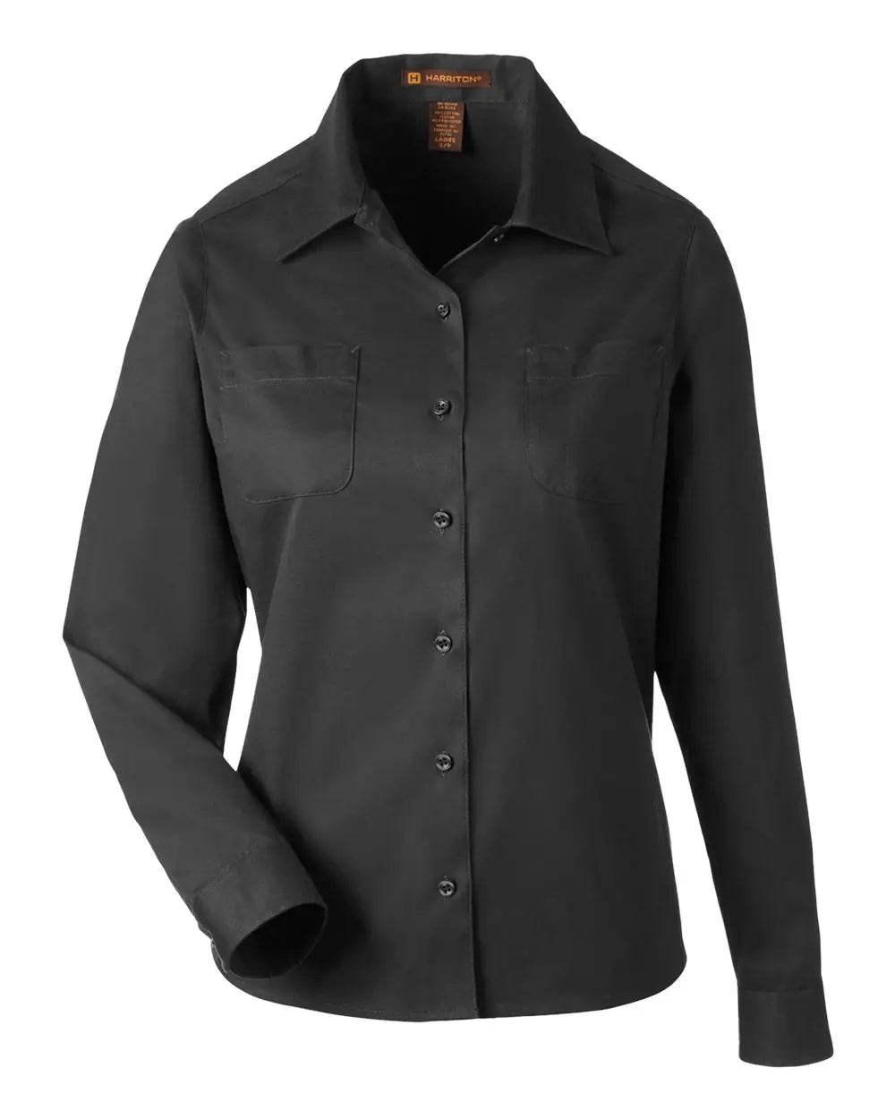 Harriton M585lw Women’s Advantage Il Workshirt - Dark Charcoal