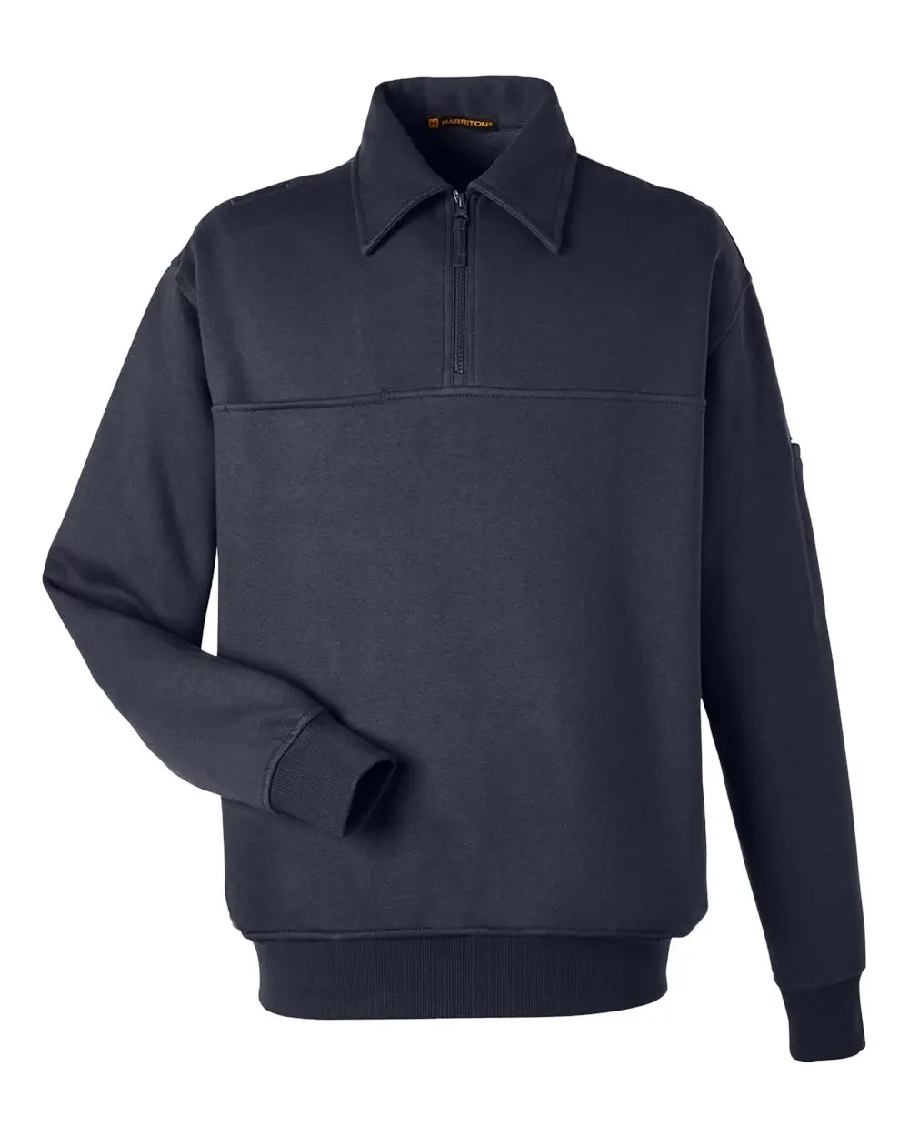 Harriton M712 Unisex Climabloc Heavyweight Tactical Quarter-zip Pullover - Dark Navy - Adult Xs