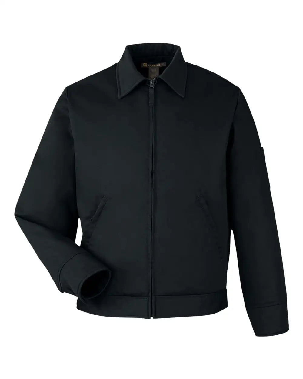 Harriton M721t Unisex Climabloc Tall Station Jacket - Black - Adult l