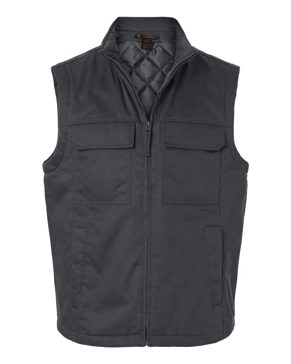 Harriton M723 Climabloc Station Vest - Dark Charcoal - Adult Xs