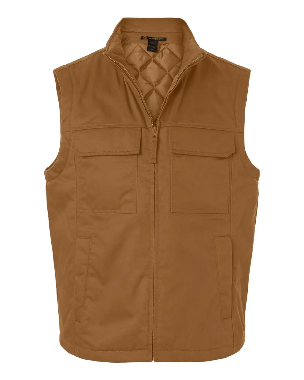 Harriton M723 Climabloc Station Vest - Duck Brown - Adult Xs