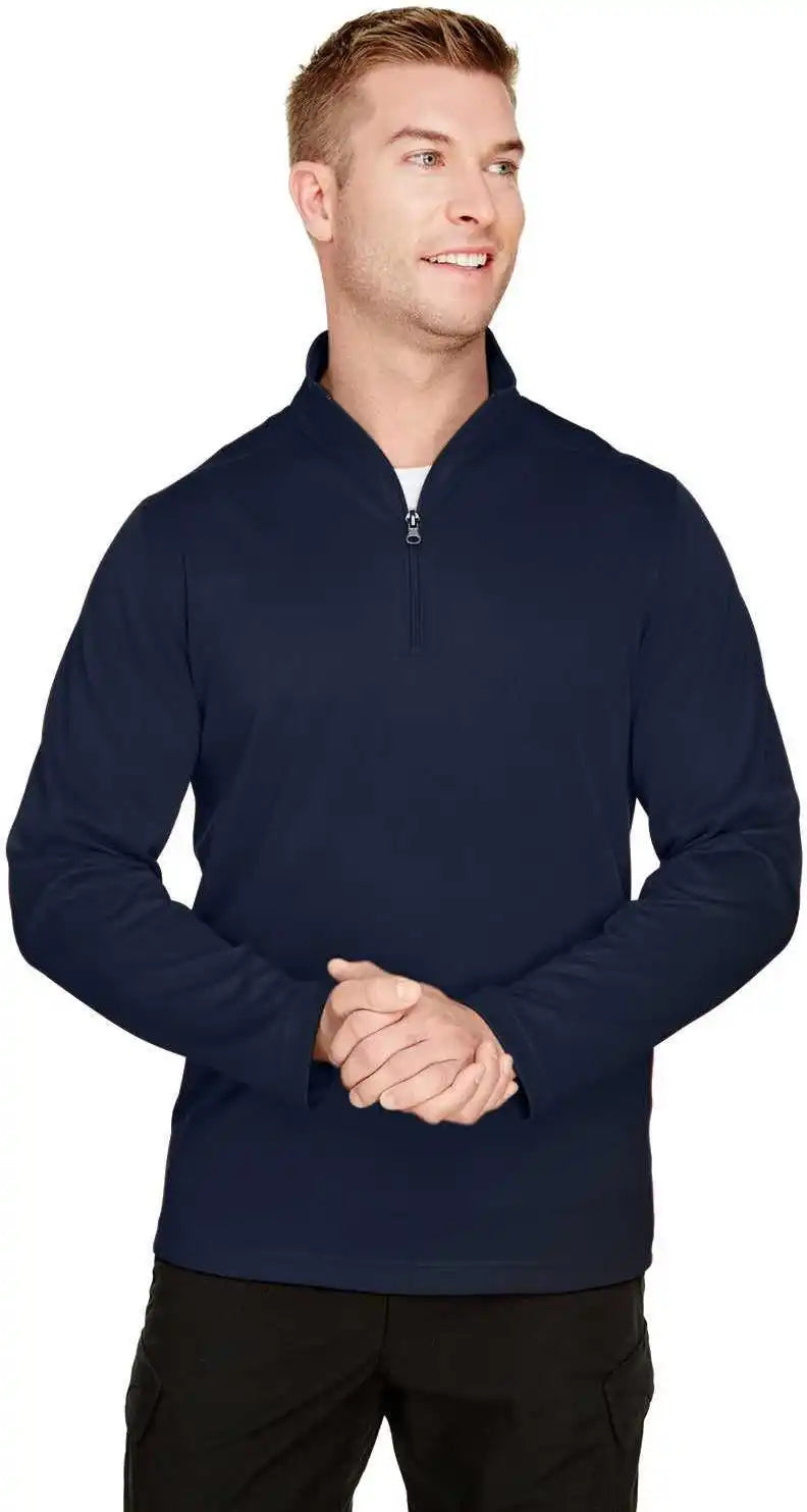 Harriton M748 Men’s Advantage Snag Protection Plus Il Quarter-zip - Dark Navy