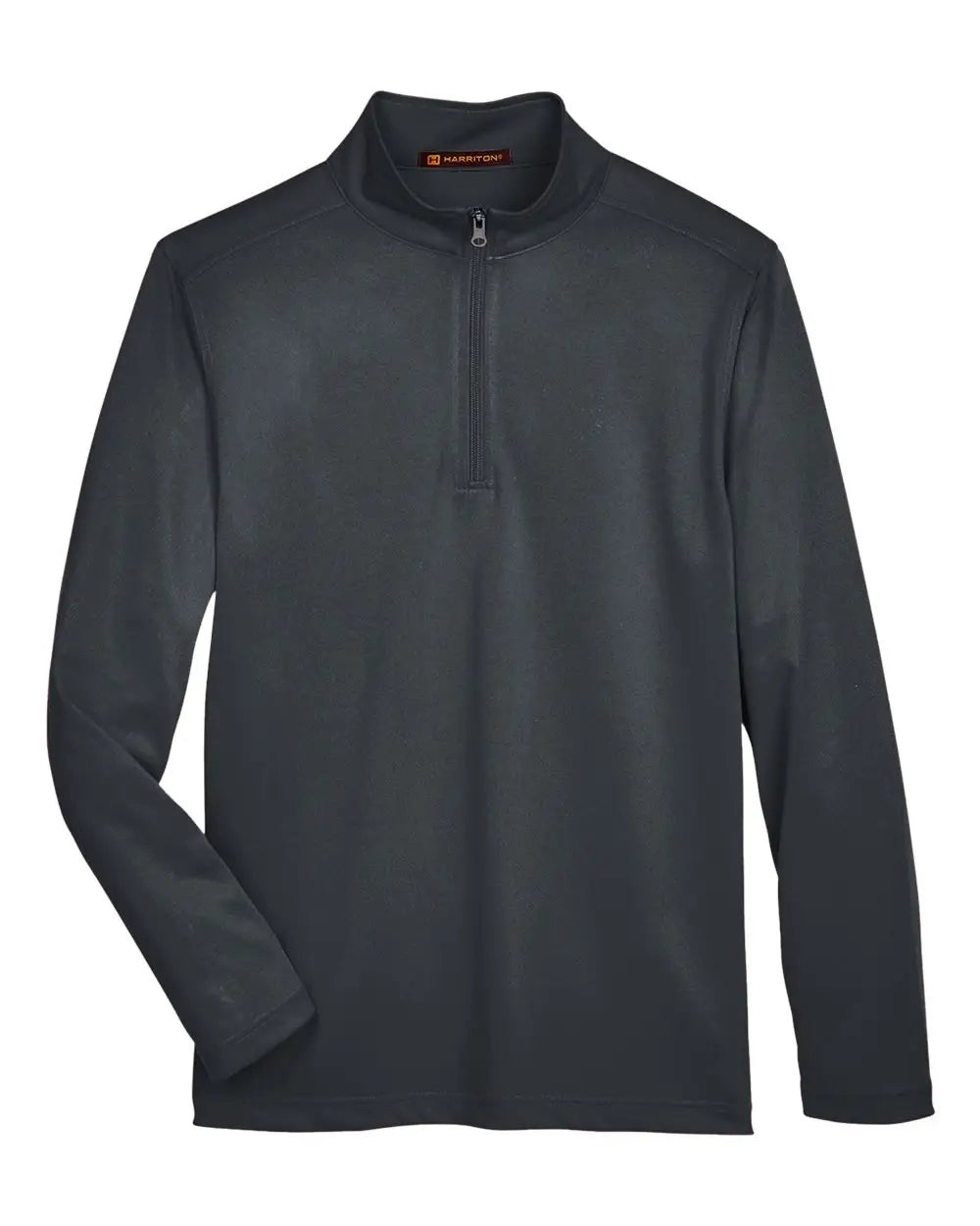 Harriton M748 Men’s Advantage Snag Protection Plus Quarter-zip Pullover - Dark Charcoal - s