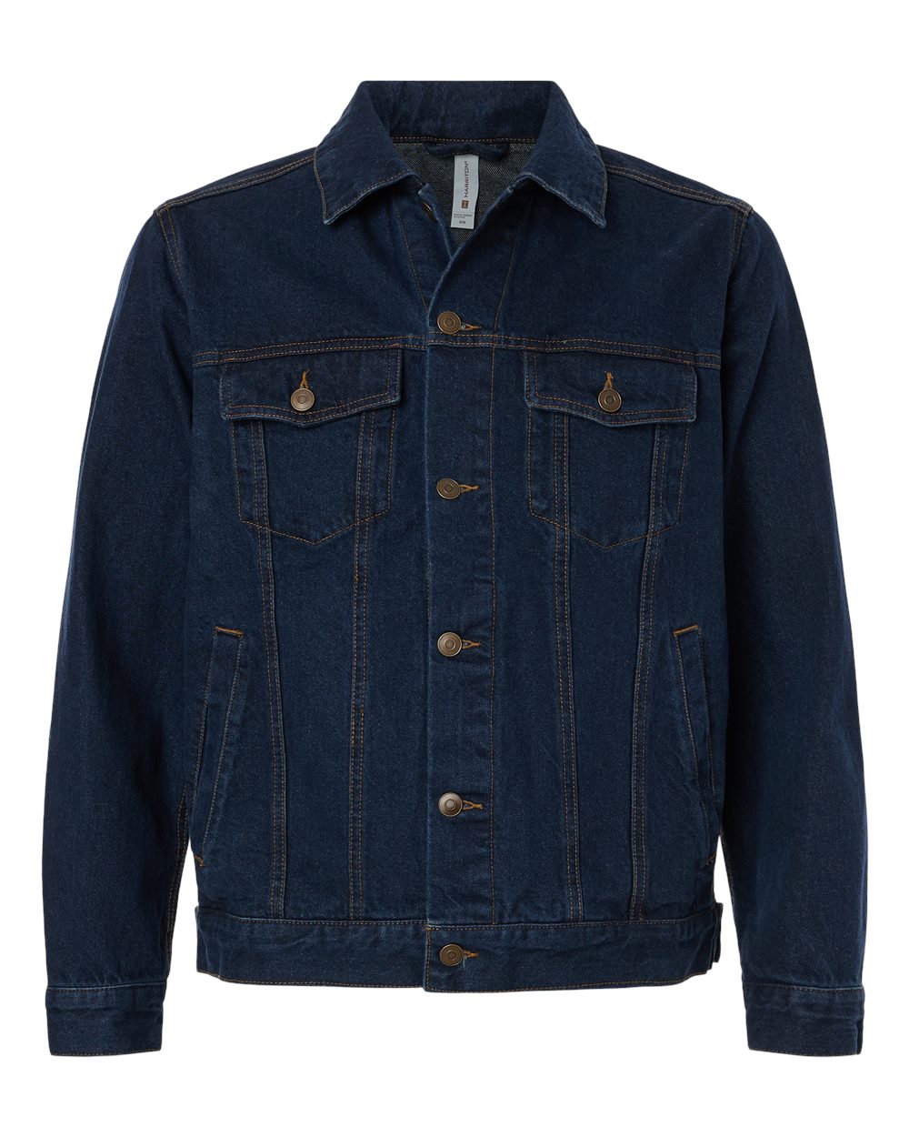 Harriton M75 Men’s Cooper Denim Jacket - Dark