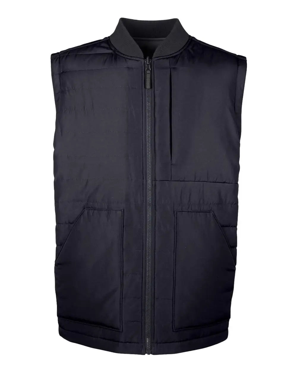 Harriton M776 Unisex Dockside Interactive Reversible Freezer Vest - Black Dark Charcoal - Black/ / Adult Xs