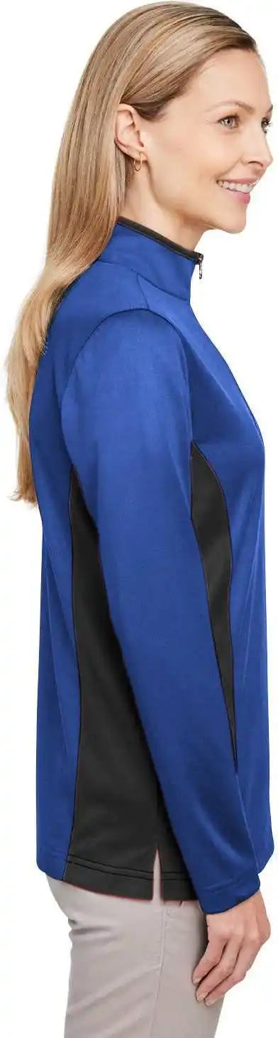 Harriton M786w Ladies’ Flash Snag Protection Plus Il Colorblock Quarter-zip - True Royal