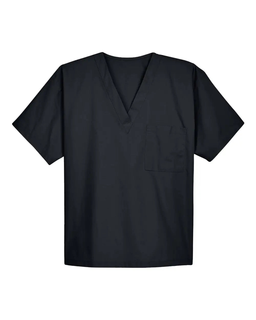 Harriton M897 Unisex Restore Scrub Top - Black