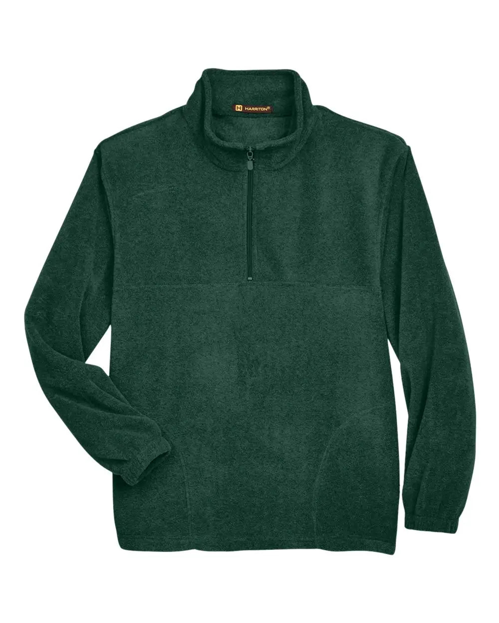 Harriton M980 Men’s Quarter-zip Fleece Pullover - Hunter - s