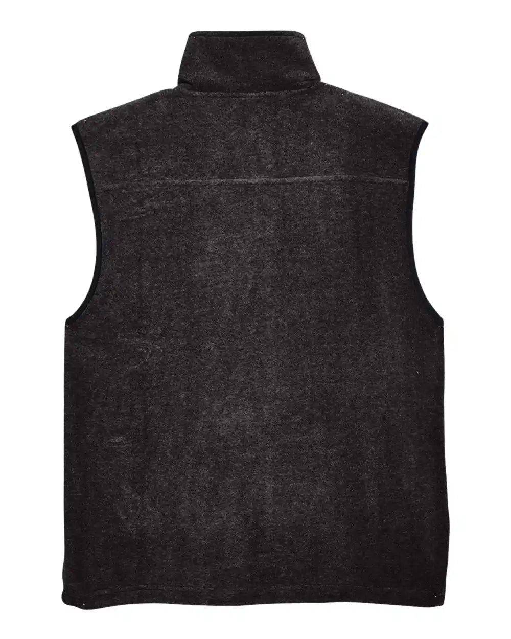 Harriton M985 Unisex Fleece Full-zip Vest - Black - s