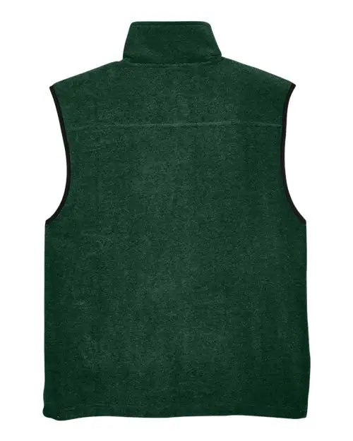 Harriton M985 Unisex Fleece Full-zip Vest - Hunter