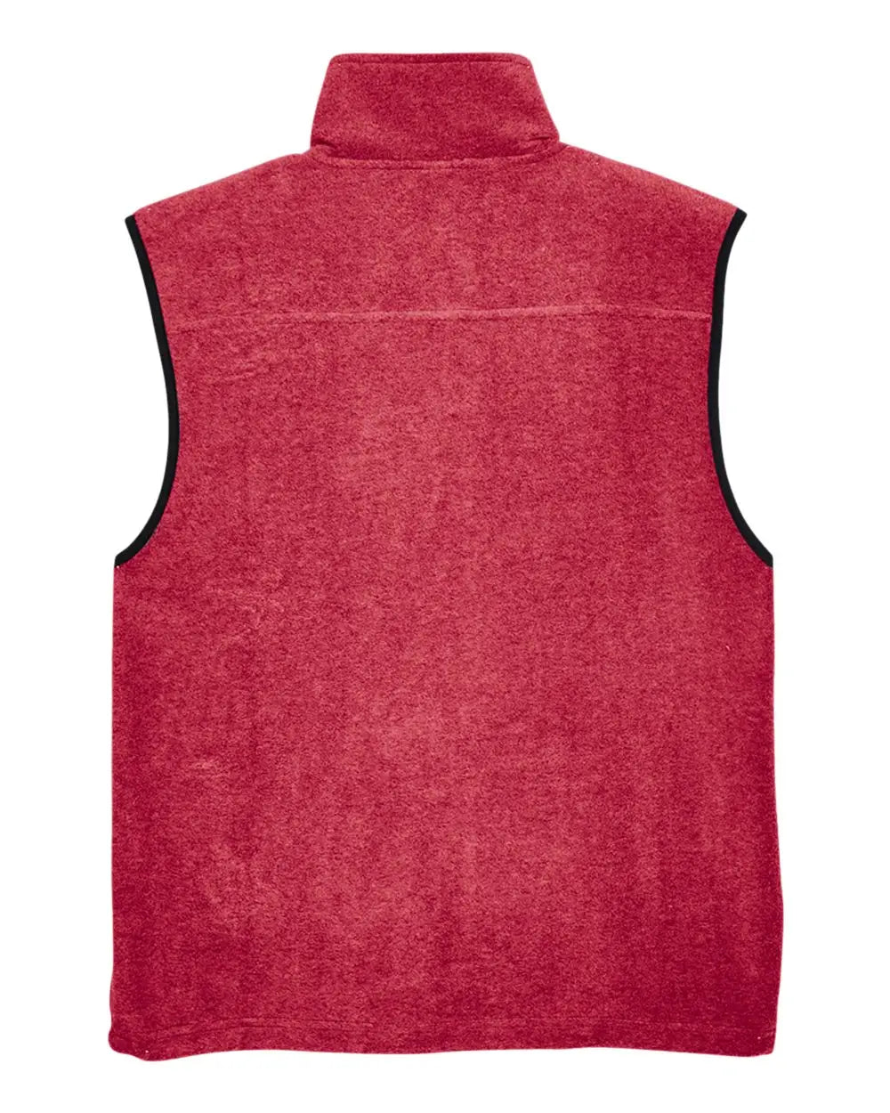 Harriton M985 Unisex Fleece Full-zip Vest - Red