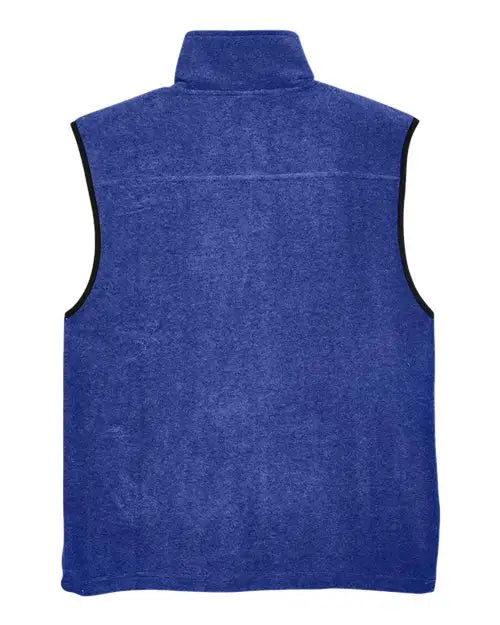 Harriton M985 Unisex Fleece Full-zip Vest - True Royal