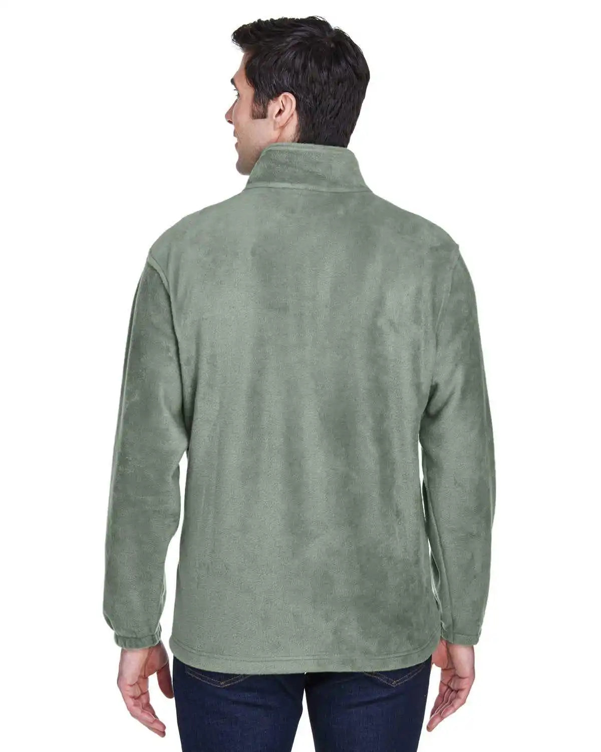 Harriton M990 Men’s 8 Oz Full-zip Fleece - Dill