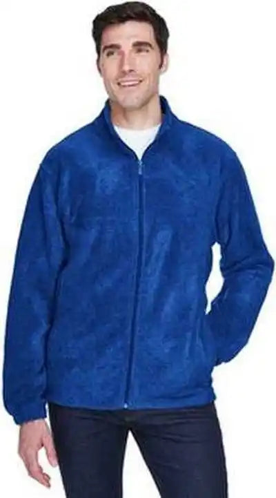 Harriton M990 Men’s 8 Oz Full Zip Fleece True Royal