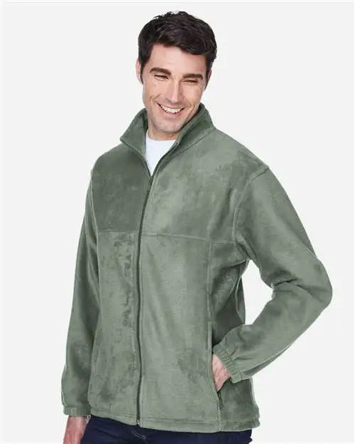 Harriton M990 Men’s Full-zip Fleece - Dill