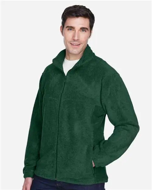 Harriton M990 Men’s Full-zip Fleece - Hunter