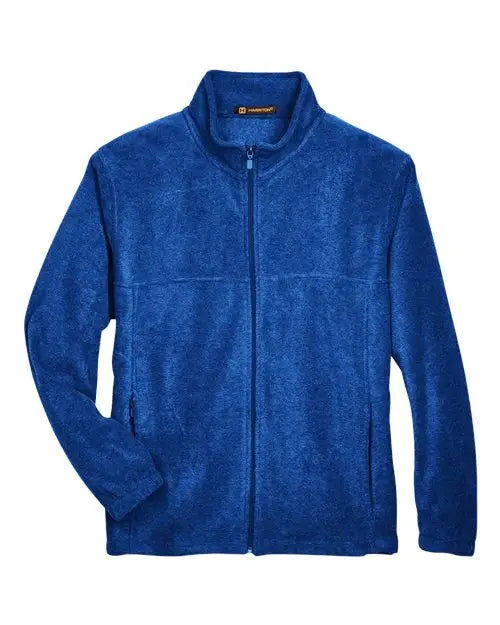 Harriton M990 Men’s Full-zip Fleece - True Royal