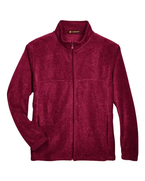 Harriton M990 Men’s Full-zip Fleece - Wine