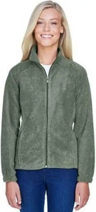 Harriton M990w Ladies’ 8 Oz Full-zip Fleece - Dill