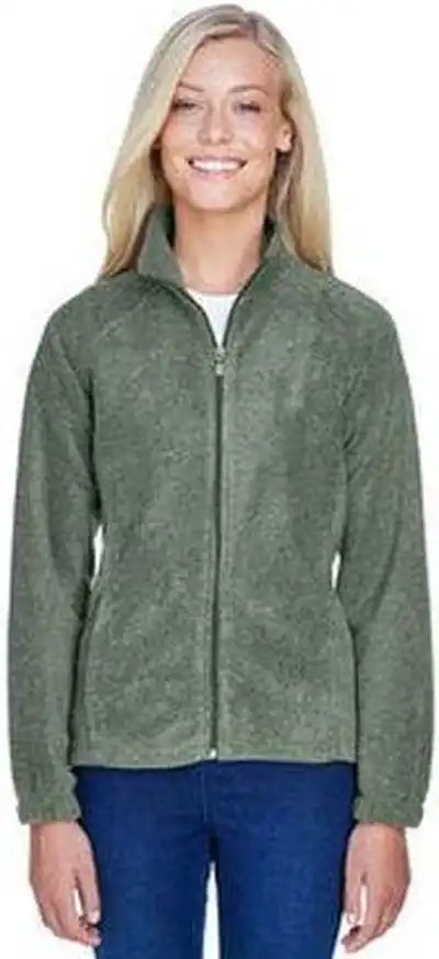 Harriton M990w Ladies’ 8 Oz Full-zip Fleece - Dill