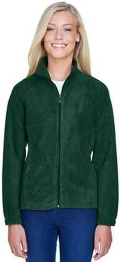 Harriton M990w Ladies’ 8 Oz Full-zip Fleece - Hunter