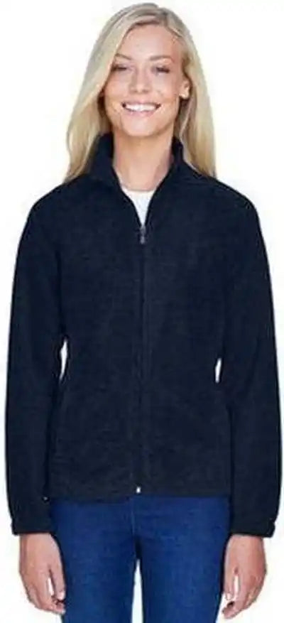 Harriton M990w Ladies’ 8 Oz Full Zip Fleece Navy