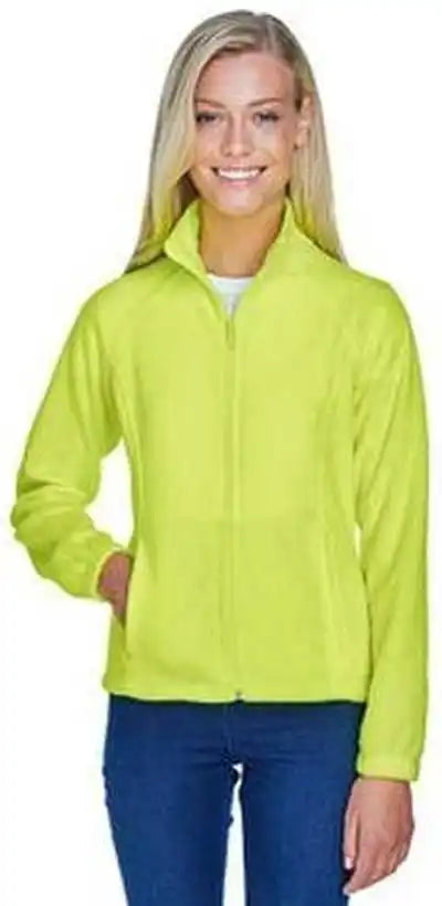 Harriton M990w Ladies’ 8 Oz Full Zip Fleece Safety Yellow