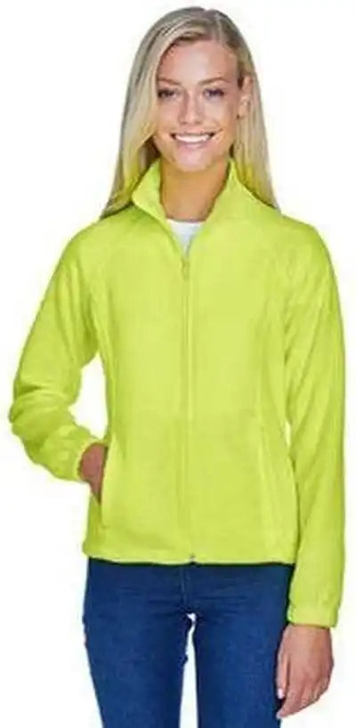 Harriton M990w Ladies’ 8 Oz Full Zip Fleece Safety Yellow