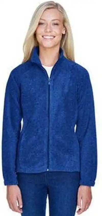 Harriton M990w Ladies’ 8 Oz Full-zip Fleece - True Royal