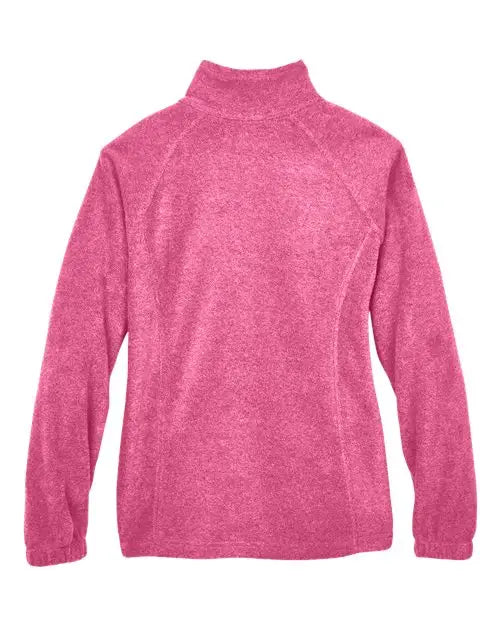 Harriton M990w Women’s Full-zip Fleece - Charity Pink