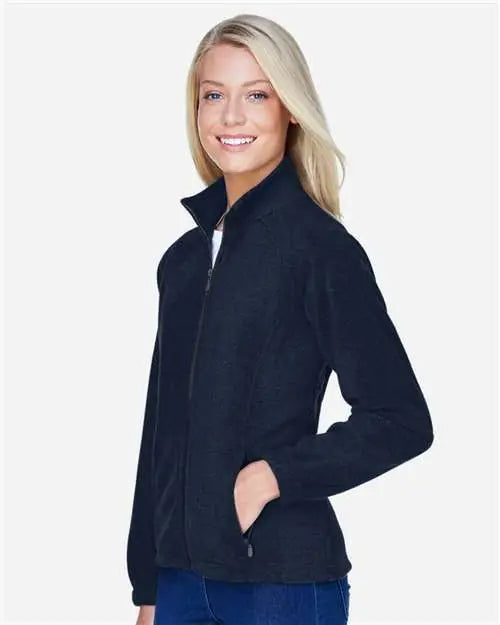 Harriton M990w Women’s Full-zip Fleece - Navy