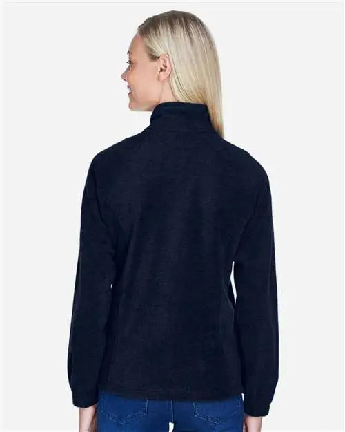 Harriton M990w Women’s Full-zip Fleece - Navy