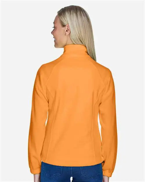 Harriton M990w Women’s Full-zip Fleece - Safety Orange