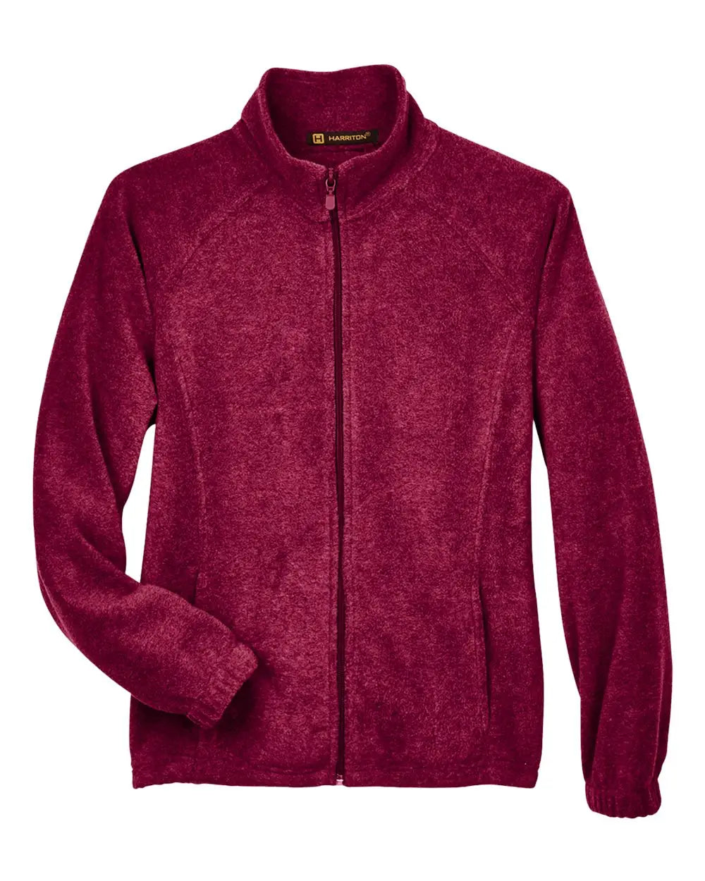 Harriton M990w Women’s Full-zip Fleece - Wine
