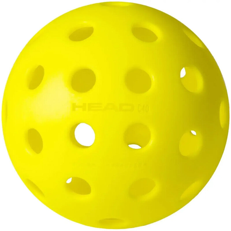 Head Championship 40 Outdoor Pickleballs (6x) - Yel / Os