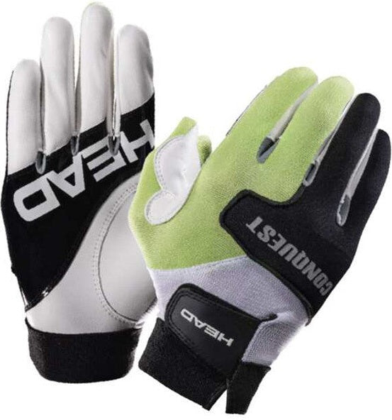 Head Conquest Glove (right) - White Black Lime